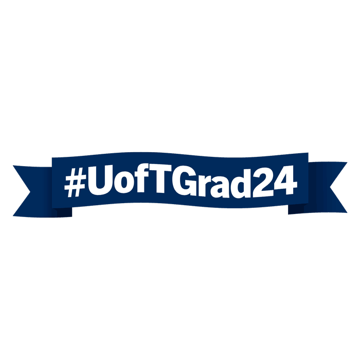 #UofTGrad24 banner GIF