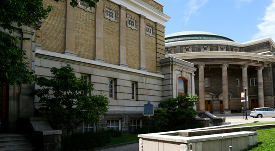 The exterior of the Sandford Fleming building