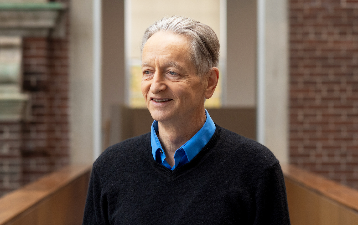 Geoffrey Hinton in the FitzGerald Building