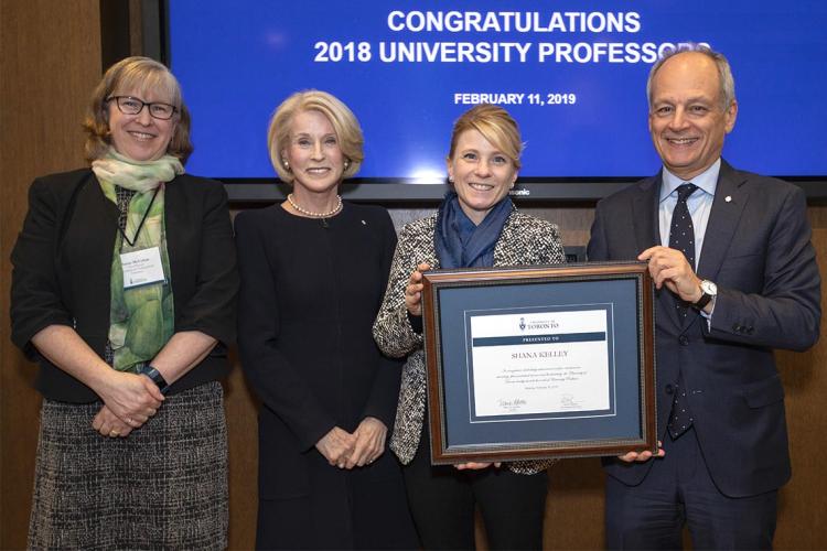 Photo of Susan McCahan, Rose Patten, Shana Kelley and Meric Gertler