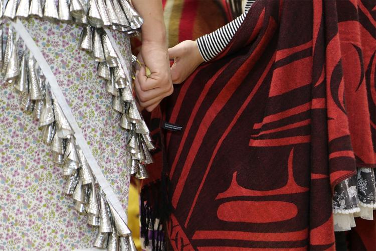 Dancers at U of T's powwow