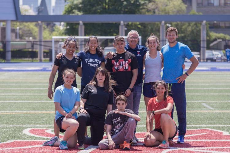 photo of Maggie MacDonnell with team