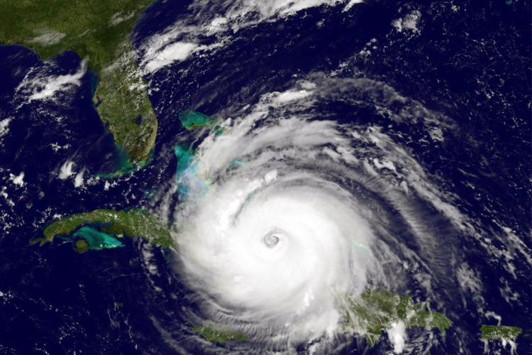 Satellite image of Hurricane Irma