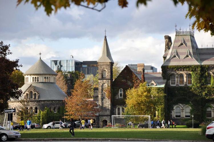 photo of University College and front campus