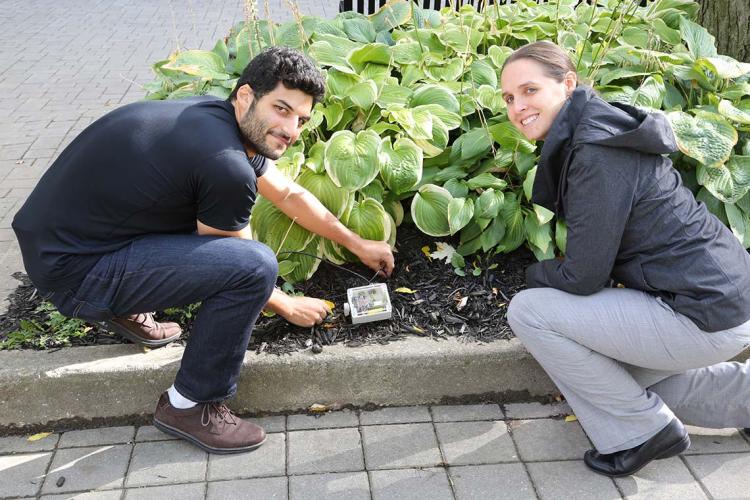 Photo of Amy Bilton and Ahmed Mahmoud