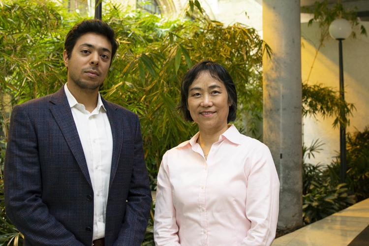 Photo of Mohammad Ali Amini and Xiao Yu (Shirley) Wu 