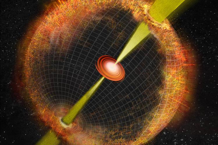 Artist’s conception of a Gamma Ray Burst