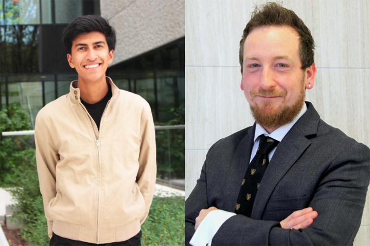 Dev'Roux Maharaj and Nicholas Zammit
