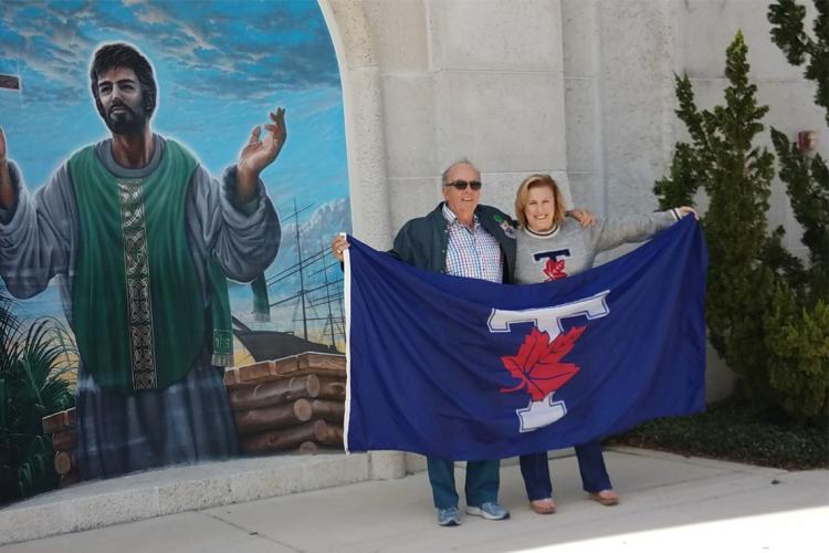 Kelly and her dad John Ruttle