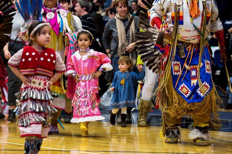 Photo of kids at powwow