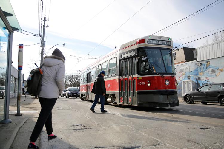 Streetcar at Main and Gerrard