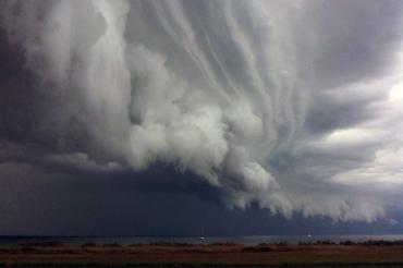 flickr photo of storm clouds over a lake