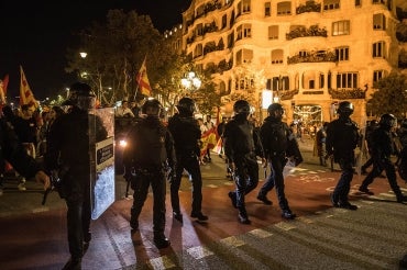 Photo of Catalan riot officers