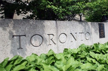 photo of U of T gates