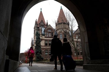 Photo at U of T's downtown Toronto campus