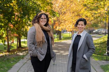 Élyse Caron-Beaudoin and Marianne Hatzopoulou