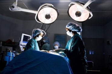 surgeon operating