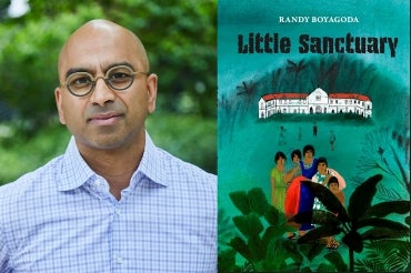 Randy Boyagoda and the cover of Little Sanctuary