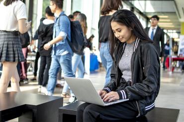 Photo of students at U of T