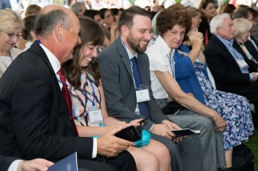 Photo of Arbor Award ceremony