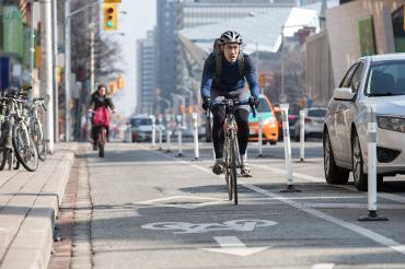 Photo of cyclist