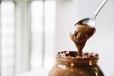 Photo of Nutella on a spoon