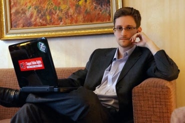 Photo of Edward Snowden