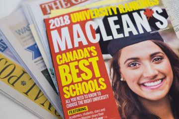 Kylie Masse on Maclean's cover