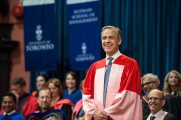 Photo of Mark Carney at convocation