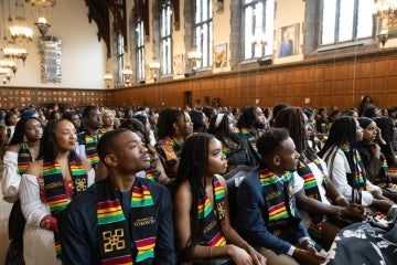 A full house at Hart House during the Black Grad ceremony