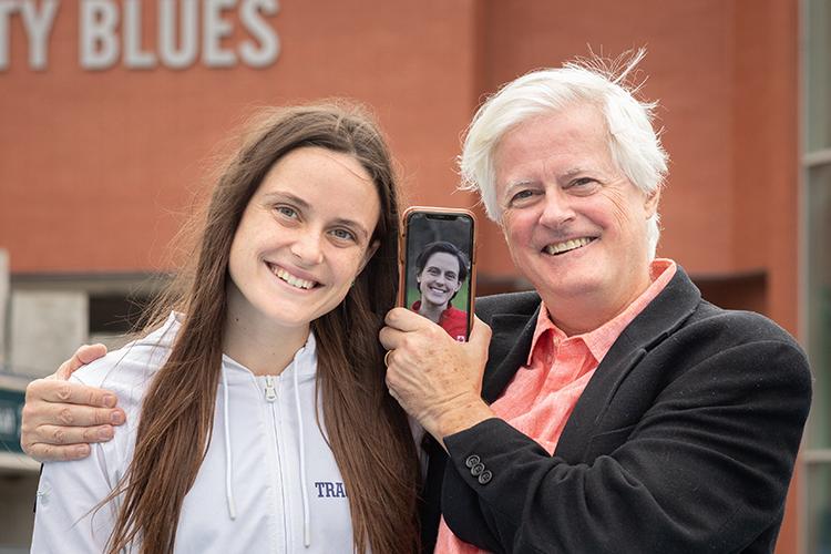 Lucia Stafford and her father Jamie Stafford